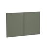 Kaboodle 900mm Saltbush Modern Med Rangehood Doors - 2 Pack