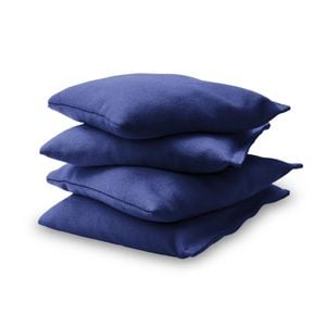 Premium Cornhole Bean Bag Set Of 4 - Navy Blue