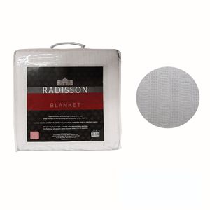 Bloomington Radisson All Season Cotton Blanket White Queen