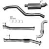 Ignite Exhausts Turbo Back For Isuzu D-max 3l 3" Cat & Muffler Raw Aluminised Steel