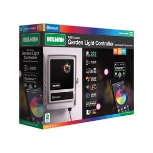 Holman RGB Colour Bluetooth Garden Light Controller With Inbuilt Transformer