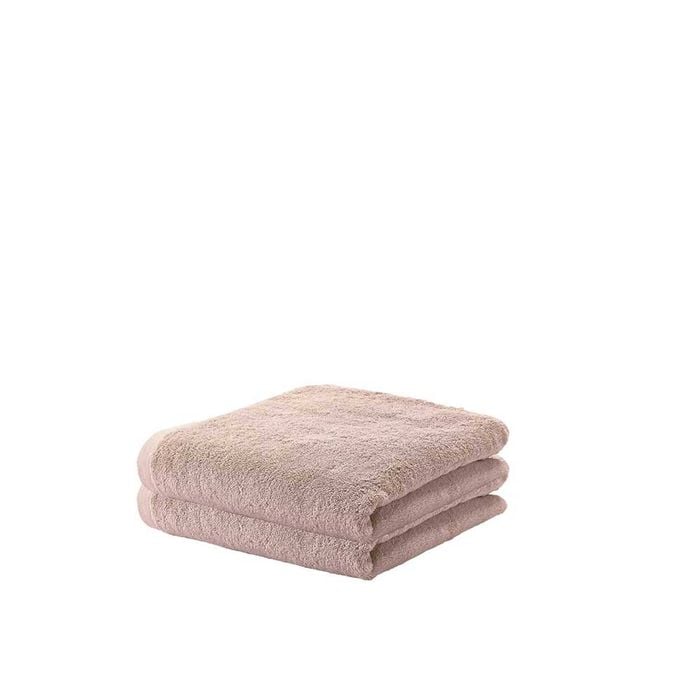 2 Pack - Luxury Egyptian Cotton Guest Towel 30x50cm - Dusty Pink