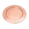 Ssh Collection Discus Small Round 31cm Wide Serving Tray - Hammered Copper