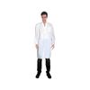 More Than Party Adult White Lab Coat Costume Authentic Look Chest Pocket L/XL