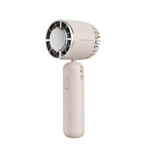 Catzon Portable Handheld Fan with Ice Cooling Pad Upgrade Battery Capacity-Khaki