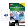 Avery Nopeel Extra Strong Label 10pk (40/sheet)