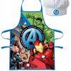 Marvel Avengers Teammates Kids Blue Apron and Chef's Hat Set