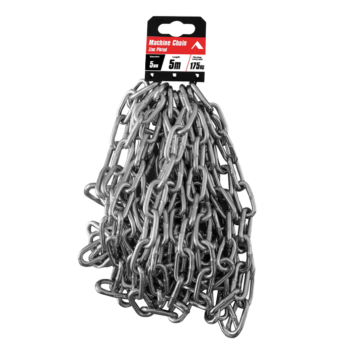 Pinnacle 5mm x 5m Zinc Plated Machine Chain