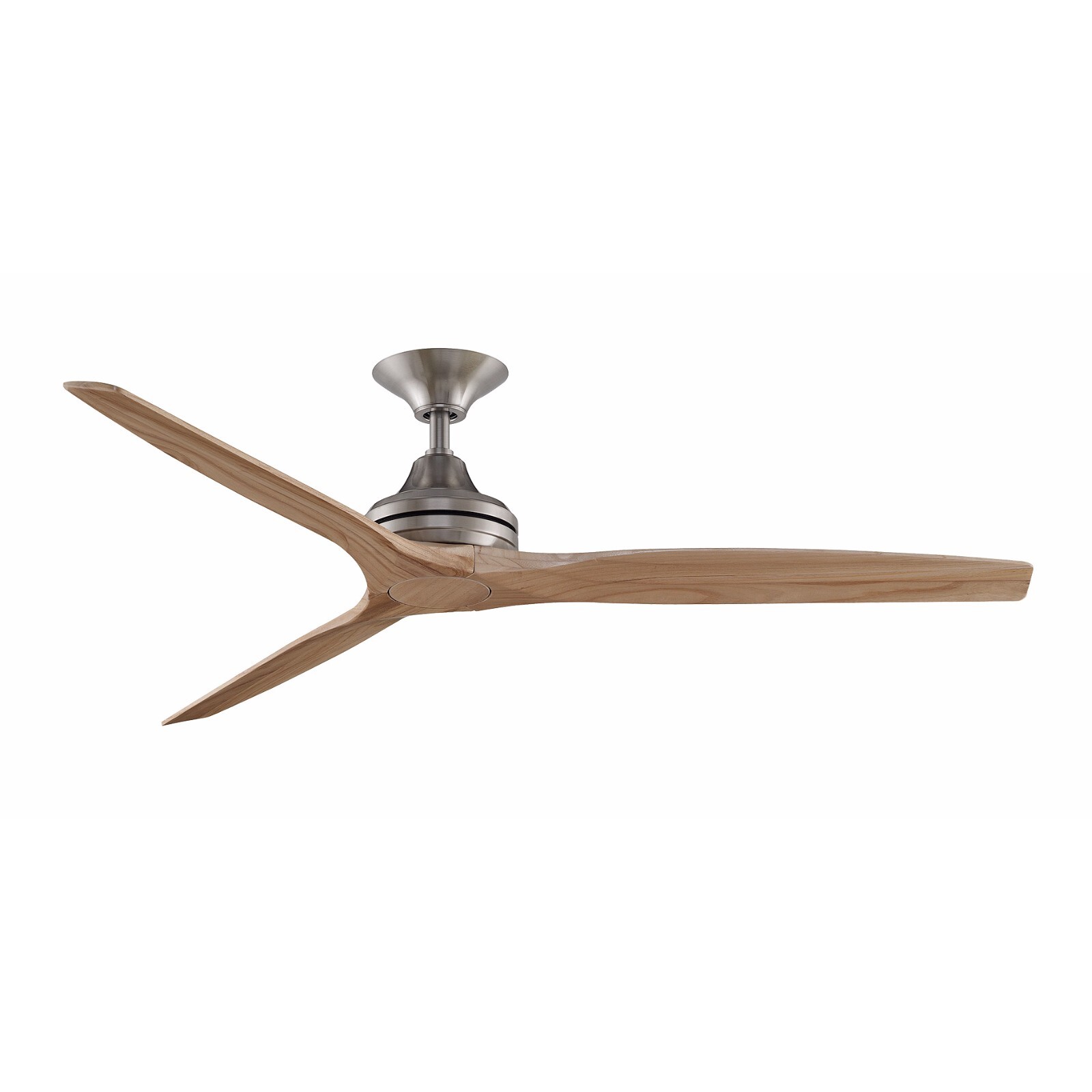 Crestwind Brushed Nickel Mustang Fan Ceiling - Natural