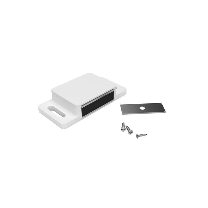 Handee White Junior Magnetic Cupboard Door Catch