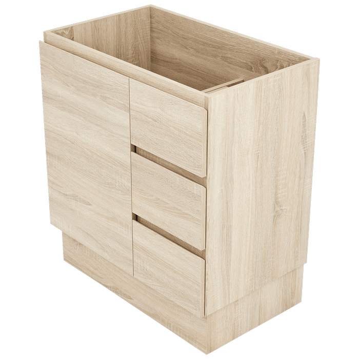 CIBO 750mm Coast Veneer Tonic Full Height Bathroom Vanity - Cabinet Only