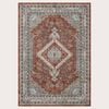 Urban Style Bazaar Printed Microfibre Rug – Rust | 160 X 240cm