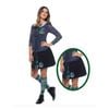 Harry Potter One Size 10-12y Ladies Slytherin Teen/Adult Skirt Cosplay Costume