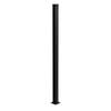PEAK Wire Grid Fencing 1228mm Black Steel Flange Fence Post