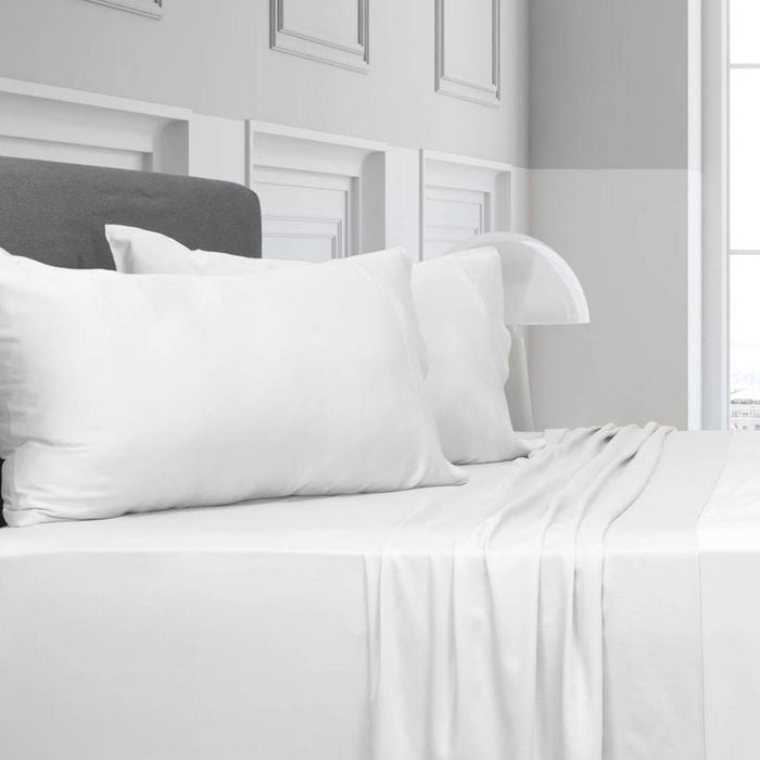 Algodon Bamboo Sheet Set - White - King