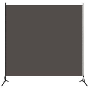 vidaXL 1-Panel Room Divider Anthracite Panel Privacy Private Screen Partition