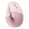Logitech Lift Vertical Ergonomic Mouse - Rose [910-006481]