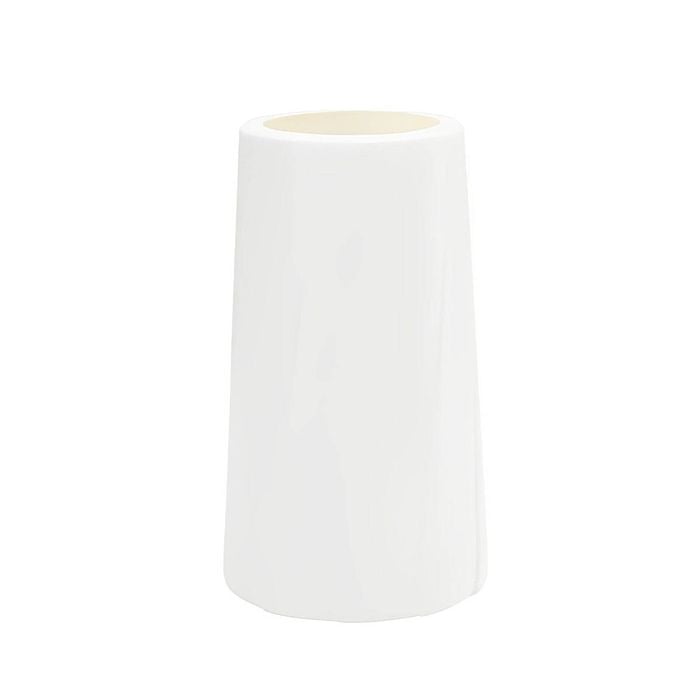 ANYDECO Flower Vase White Medium Nordic Plastic Table Decor