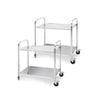 SOGA 2 Tier 81x46x85cm Stainless Steel Food Cart Trolley – Size Small