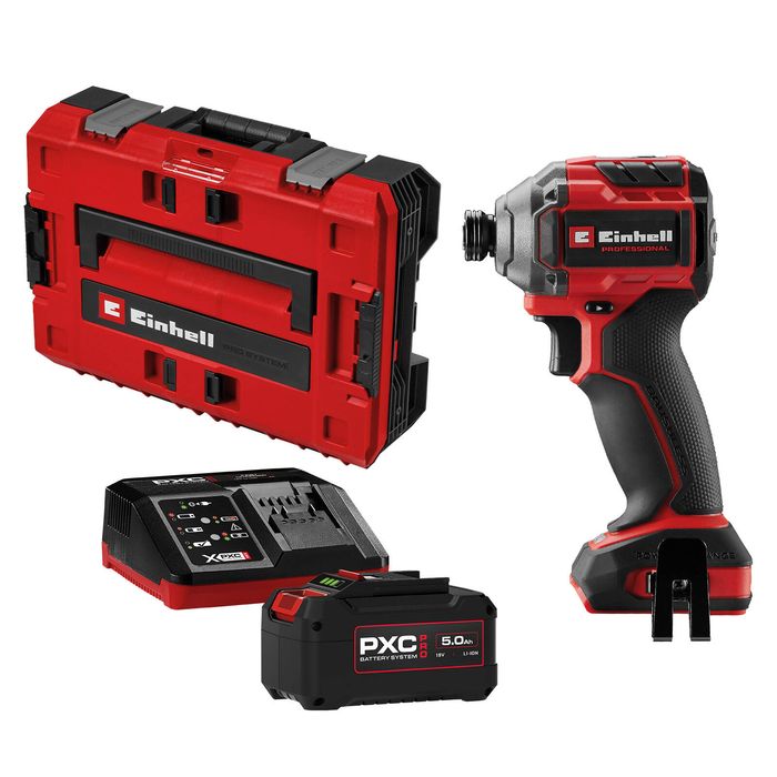 Einhell Pro Brushless 18V 250Nm Sub Compact Impact Driver Kit With E-Case