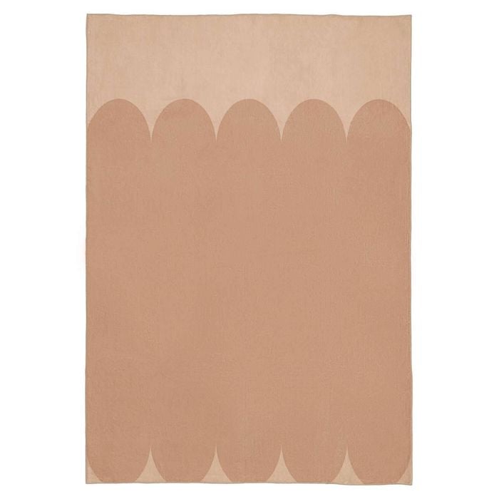 Loopsie-290cm X 190cm-atalaya Printed Peach Washable Rug
