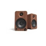 Kanto YU4 140W Powered Bookshelf Speakers with Bluetooth® and Phono Preamp - Pair, Walnut