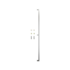 Rolltrak 1500mm Stainless Steel Barn Door Square Single Pull Handle