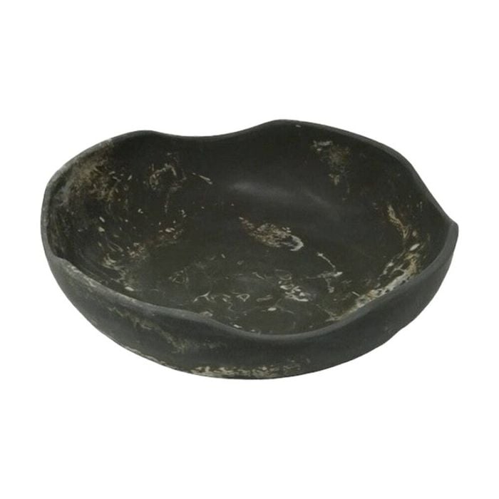 SS Collective Khaki Marbled Style Salad/Serving Bowl Small 28cm