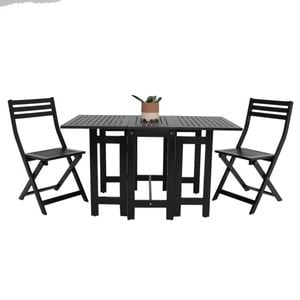 Tea 3pc Balcony Setting - Black