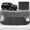 6D Diamond Car Boot Mat for Toyota LandCruiser 200 (Sahara)2012-2021-Cargo Mat-Black-Outback GT