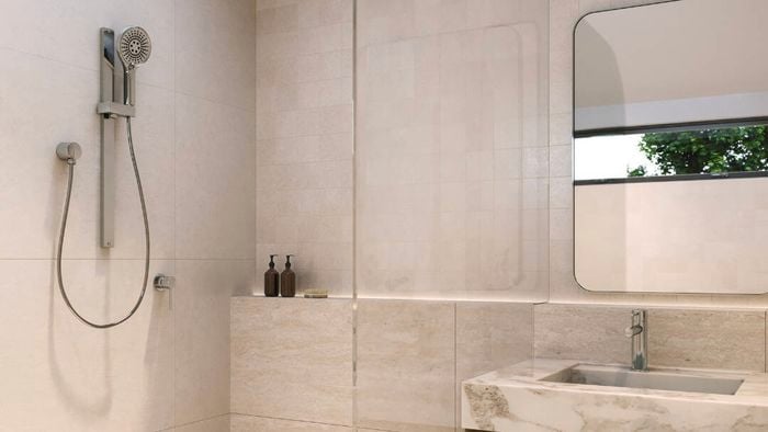  Resonance Shower in a modern Bathroom