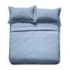 Bambury Paisley Coverlet Set - Blue - Queen/King