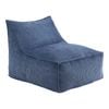 Artiss Bean Bag Chair Cover Corduroy No Filler Washable Lazy Sofa Cover Blue