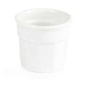 Olympia Dipping Sauce Pots Whiteware Porcelain 38ml 45x50mm Pack Of 12