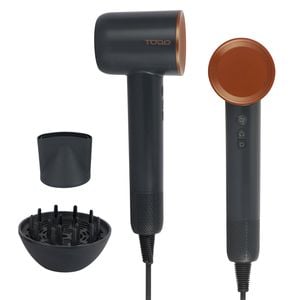 TODO 1600W Hair Dryer 110,000 RPM 3 Speed 4 Temperature Hot Cold - Grey
