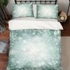 3D White Snowflake 188 Bed Pillowcases Quilt King Size