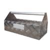 Rhino 445 x 218 x 220mm Aluminium Checkerplate Carry Tote