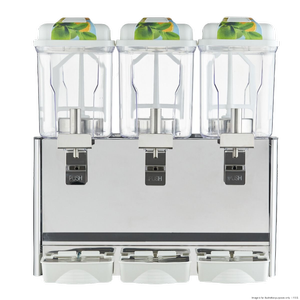 F.e.d Triple Bowl Juice Dispenser  - Refrigerated Drink Dispensers (kf12l-3)