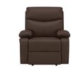 Giselle PU Leather Recliner Chair - Brown