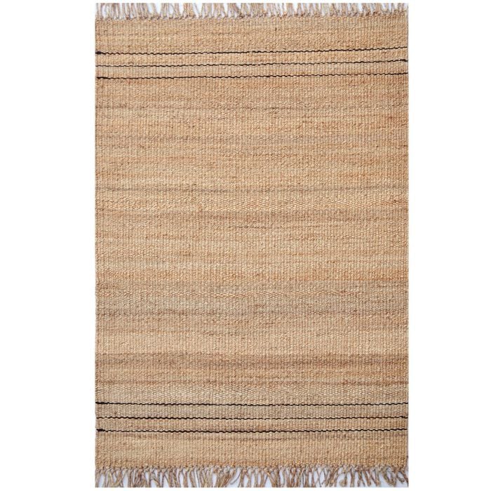 Handmade Natural Jute Rug-Kochi1119-Natural-110x160cm