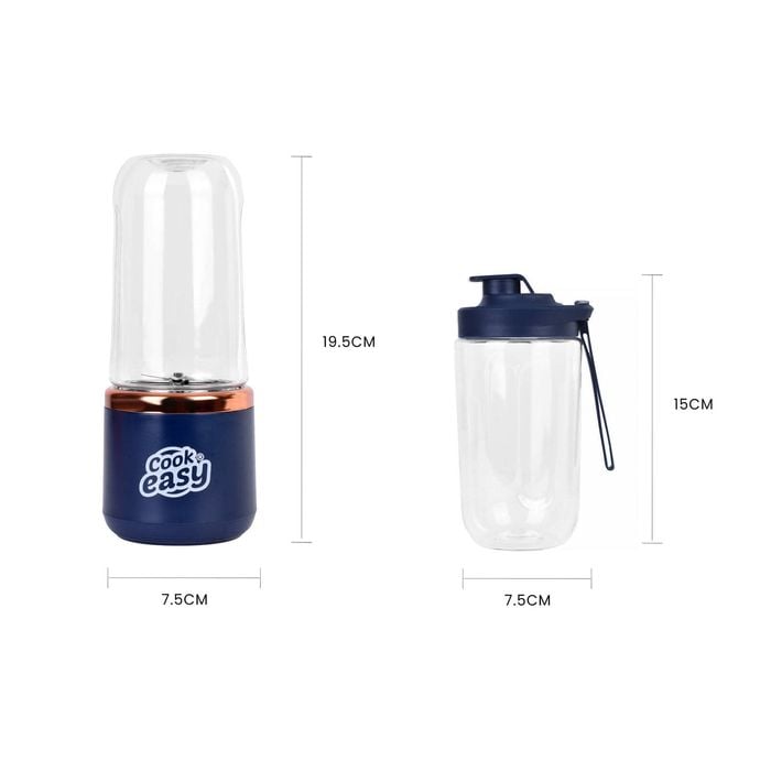 400ml USB-C Rechargeable Portable Juicer with Travel Lid