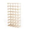 Costway Wooden Wine Rack Bottle Holder Wine Storage Shelf Natural