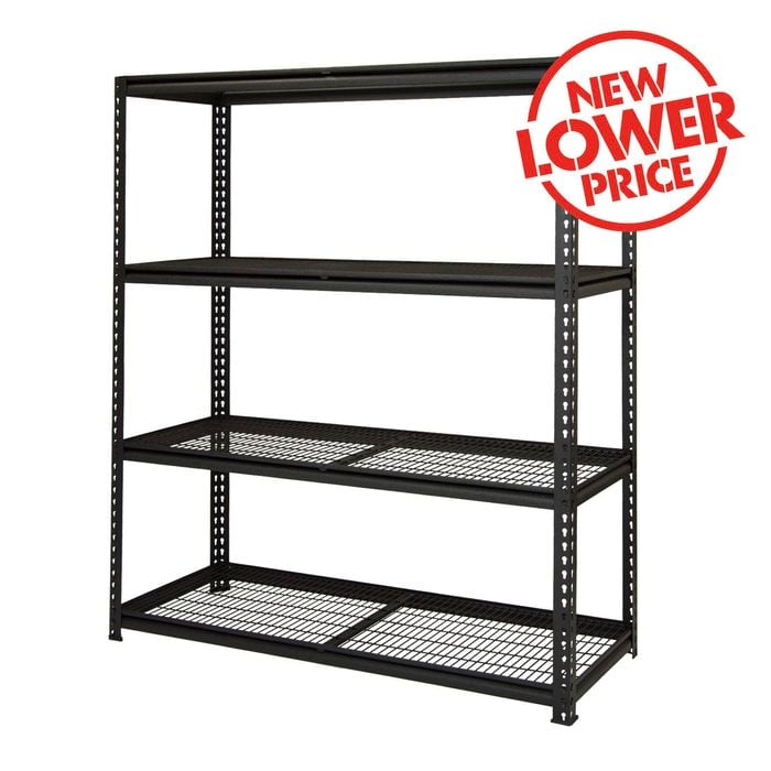 Pinnacle 1830 x 1500 x 540mm 4 Tier Adjustable Heavy Duty Shelving Unit
