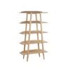 Modern Furniture KEIR Shelf Unit 176x100cm - Natural