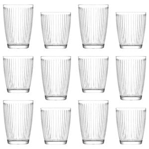 LAV 12 Piece Hestia Glass Tumbler Set