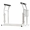 Toilet Surround Support Rails With Basket - Mobility Aid For Elderly & Disabled - Safety Frame With Handrails