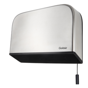 Goldair Stainless Steel Ceramic Pull Cord Bathroom Heater