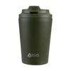 Oasis Ceramic Stainless Steel Coffee Cup D/Wall Insulated Forest Green 360ml