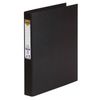 Marbig Polyethylene 3 D-ring Binder 25mm (A4) (Black)