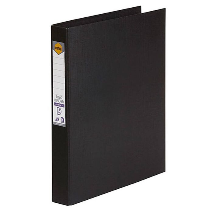 Marbig Polyethylene 3 D-ring Binder 25mm (A4) (Black)